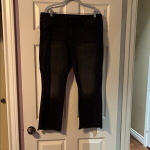 CAbi Dark Wash Cropped Jeans